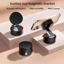 Strong Magnetic Car Phone Holder – 360° Rotating Dashboard Mount